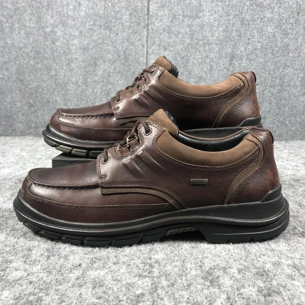 Clarks‎ Gore-Tex Waterproof Shoes Mens 11 M Brown Leather Lace Up Comfort Casual